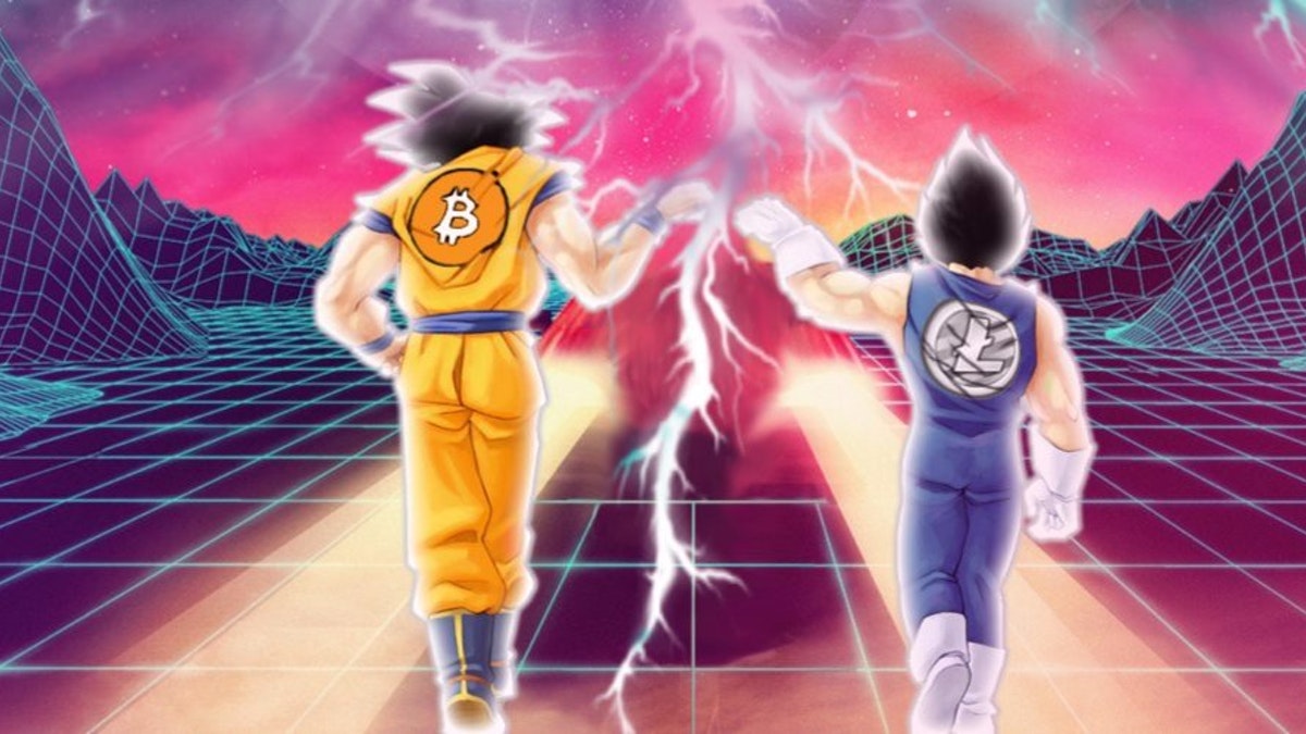 Charles Lee graphically denotes the relationship between Bitcoin and Litecoin on his Twitter profile using an image of Vegeta from Dragon Ball Z wearing the Litecoin insignia and Goku who wears Bitcoin’s insignia.